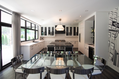 Designs by Santy :: Escarpment Modern Contemporary, open concept dining and kitchen