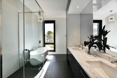 Designs by Santy :: Modern Conversion Ensuite with soaker tub