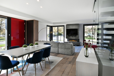 Designs by Santy :: Modern Conversion Open concept dining and great room