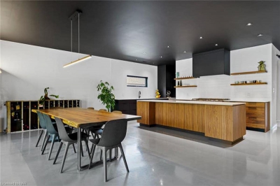 Designs by Santy :: Post House Modern open concept kitchen and dining