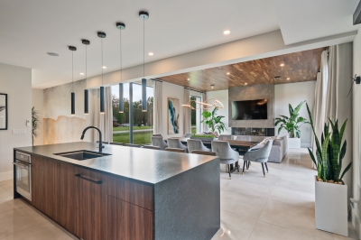 Designs by Santy :: Modern Luxury Contemporary open-concept kitchen, dining and great room