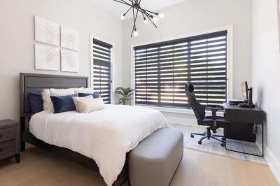 Designs by Santy :: The Angle House Bedroom with window grills